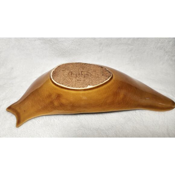 Hyalyn Pottery- Hickory NC Designed Arts Botanical Leaf Dish, c.1950 - Picture 4 of 6